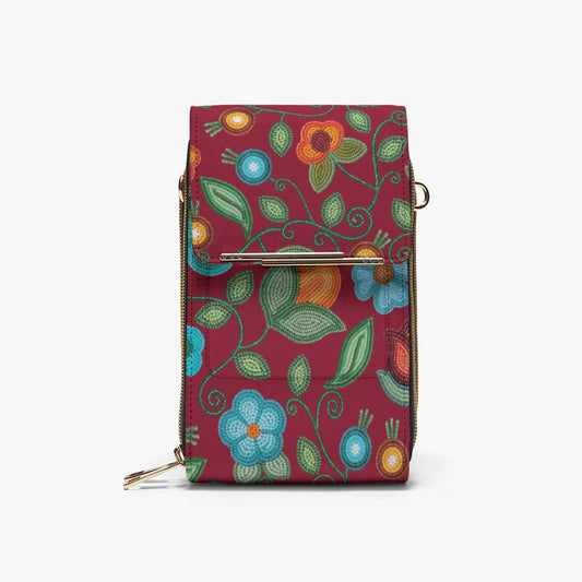 Prairie Fire Petals Red Phone Bag