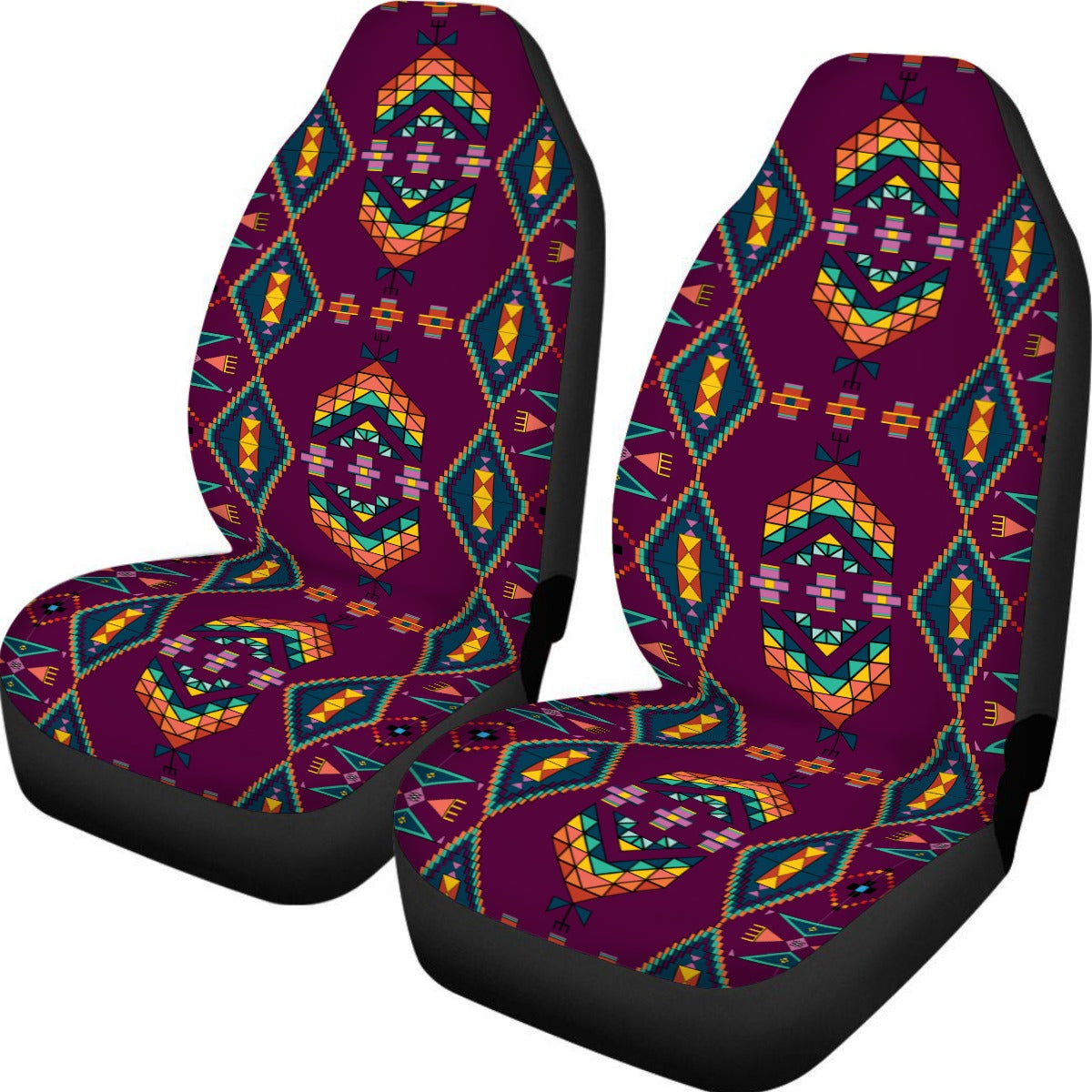 Travois Tipi Berry Universal Car Seat Cover With Thickened Back