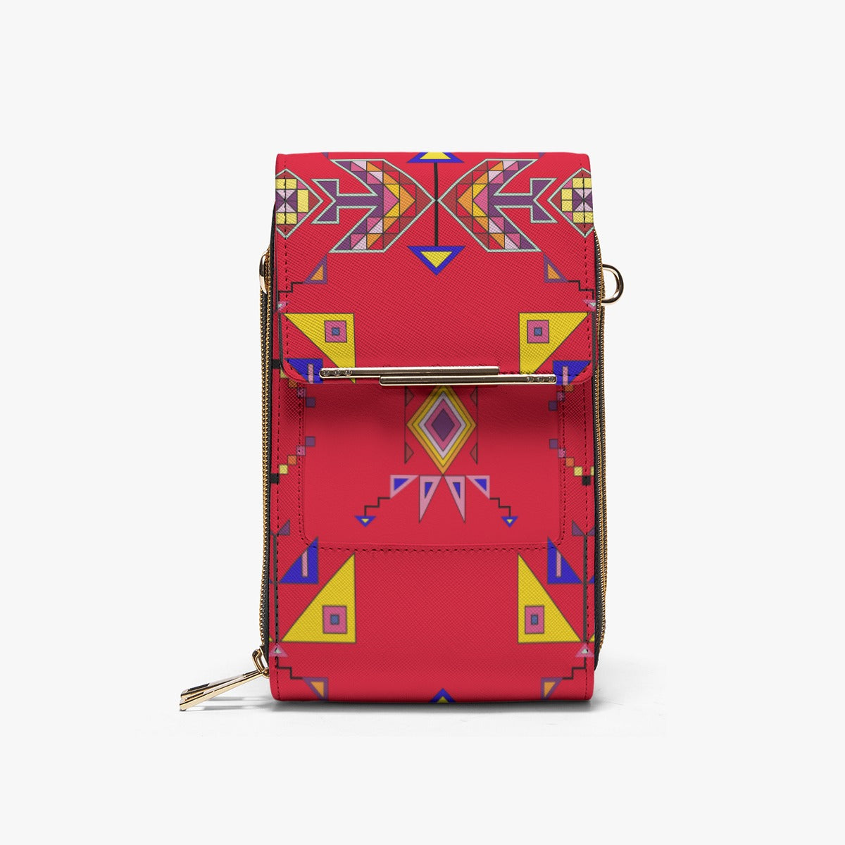 Scattered Generations Red Mobile Phone Chest Bag