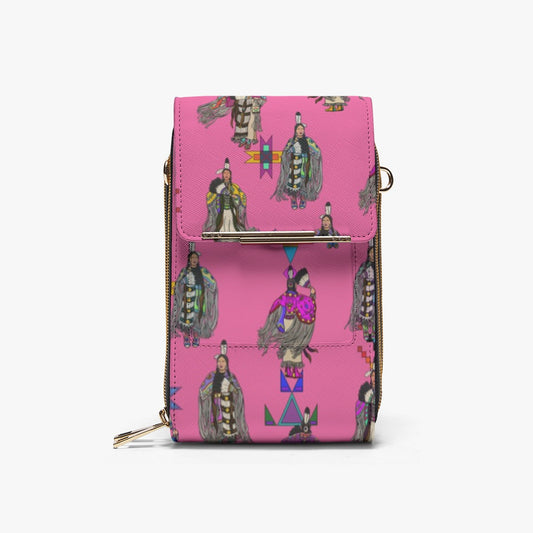 Women's Tradish Dancers Pink Mobile Phone Chest Bag