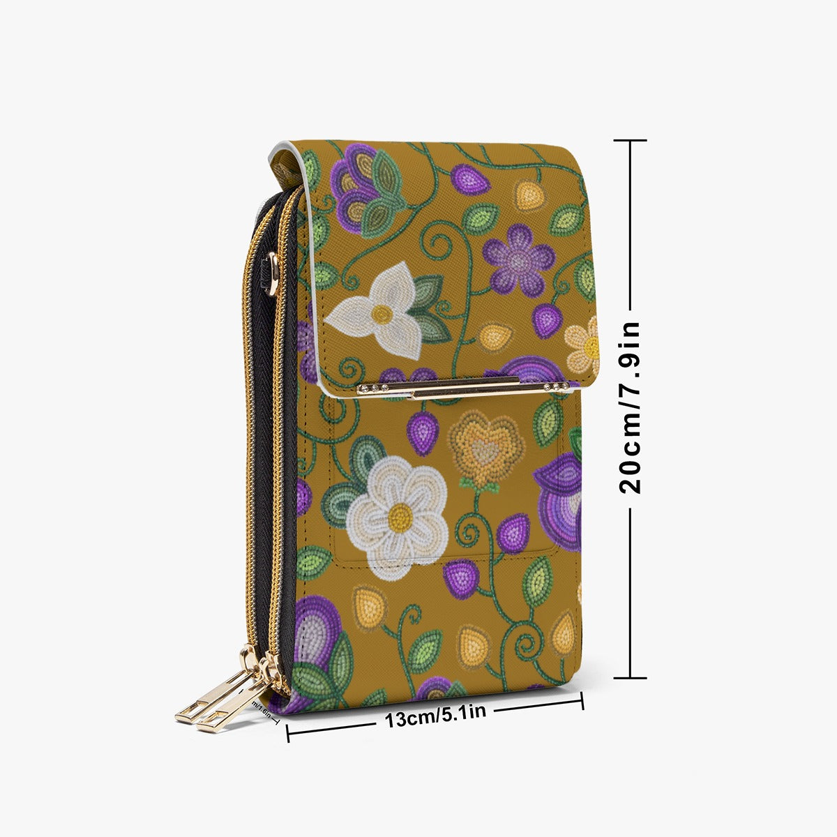Midnight Moss Bloom Toffee Phone Bag