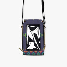 Load image into Gallery viewer, Dreams of Ancestors Indigo Shade Mobile Phone Chest Bag
