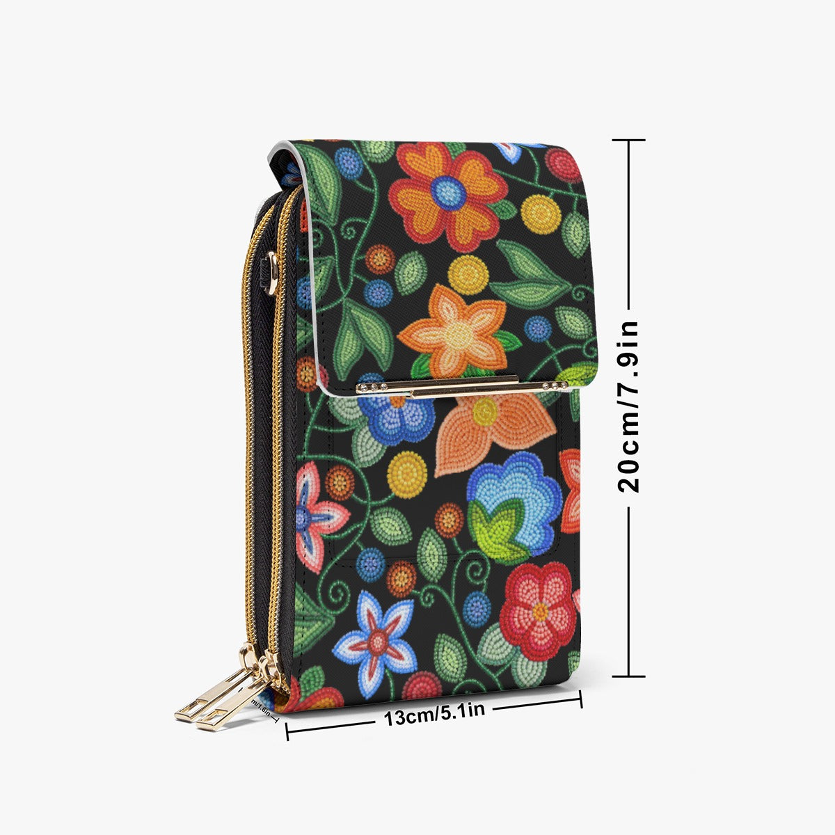 Morning Harmony Black Phone Bag