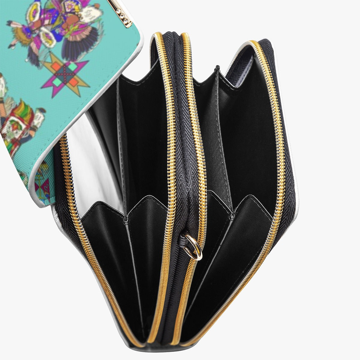 Men's Fancy Dancers Eggshell Blue Mobile Phone Chest Bag