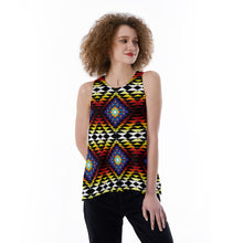 Load image into Gallery viewer, Sunset Blanket Split Back Tank Top
