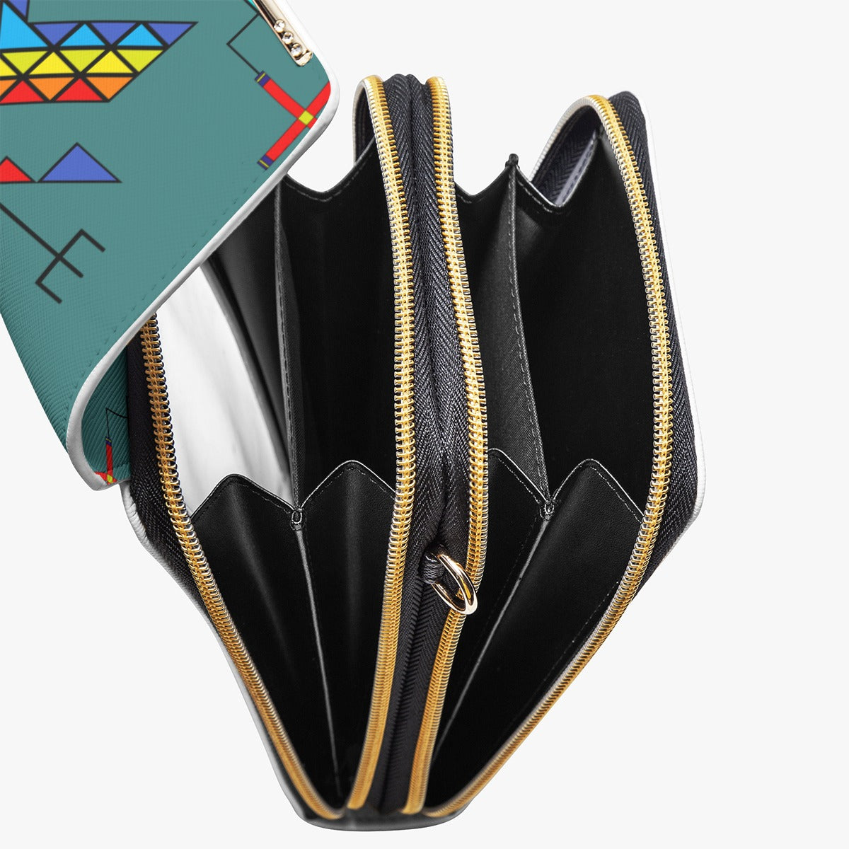 Rainy Chief Rainbow Teal Sky Mobile Phone Chest Bag