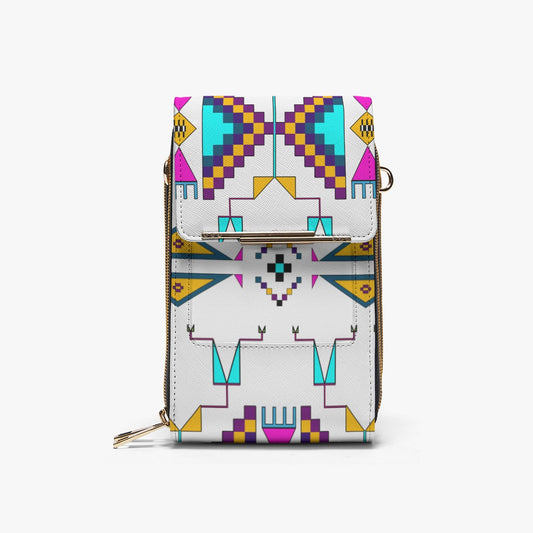 Rite of Passage White Mobile Phone Chest Bag