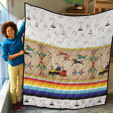 Load image into Gallery viewer, Horses Running Clay 2 Lightweight Quilt
