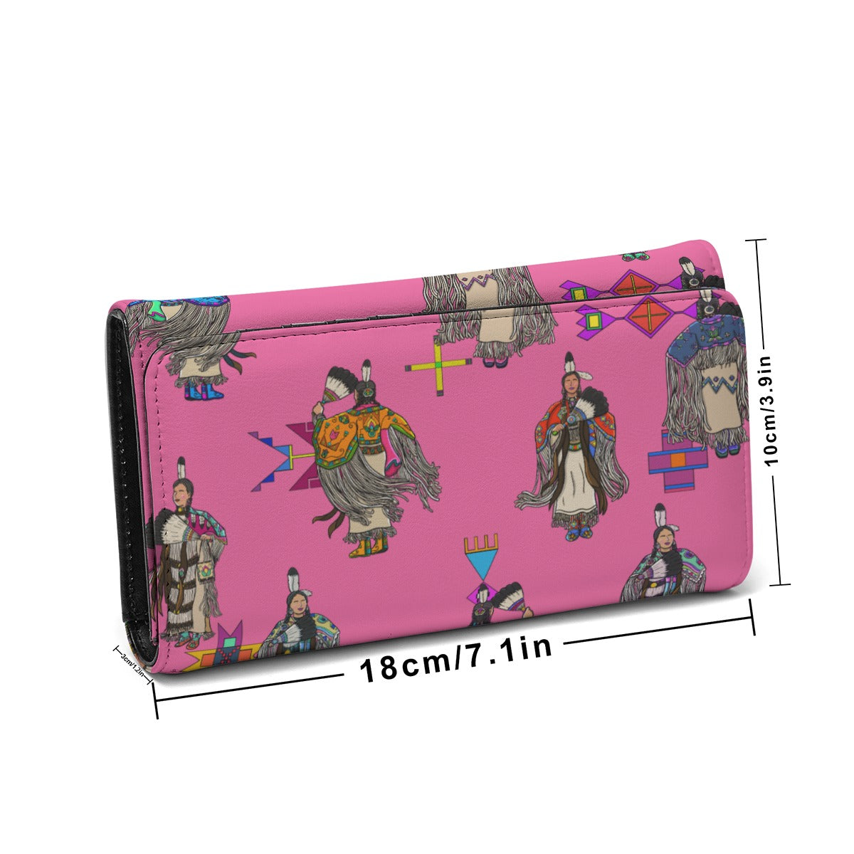 Women's Tradish Dancers Pink Foldable Wallet