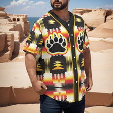 Load image into Gallery viewer, Medicine Wheel Sage Bearpaw Short Sleeve Baseball Jersey
