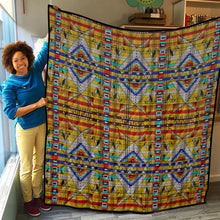 Load image into Gallery viewer, Medicine Blessing Yellow Lightweight Quilt
