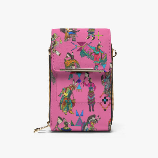 Grand Entry Dancer Pink Mobile Phone Chest Bag