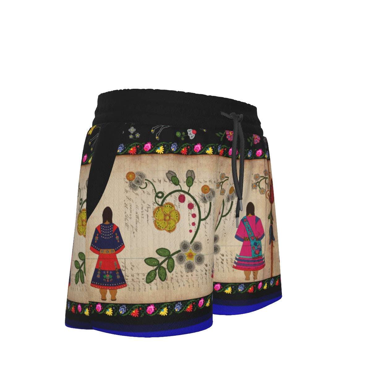 Floral Ledger Sisters Women's Shorts