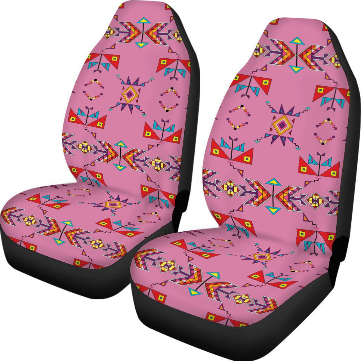 Scattered Generations Pink Universal Car Seat Cover With Thickened Back