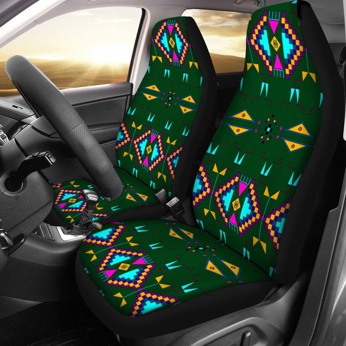 Rite of Passage Squash Leaf Universal Car Seat Cover With Thickened Back