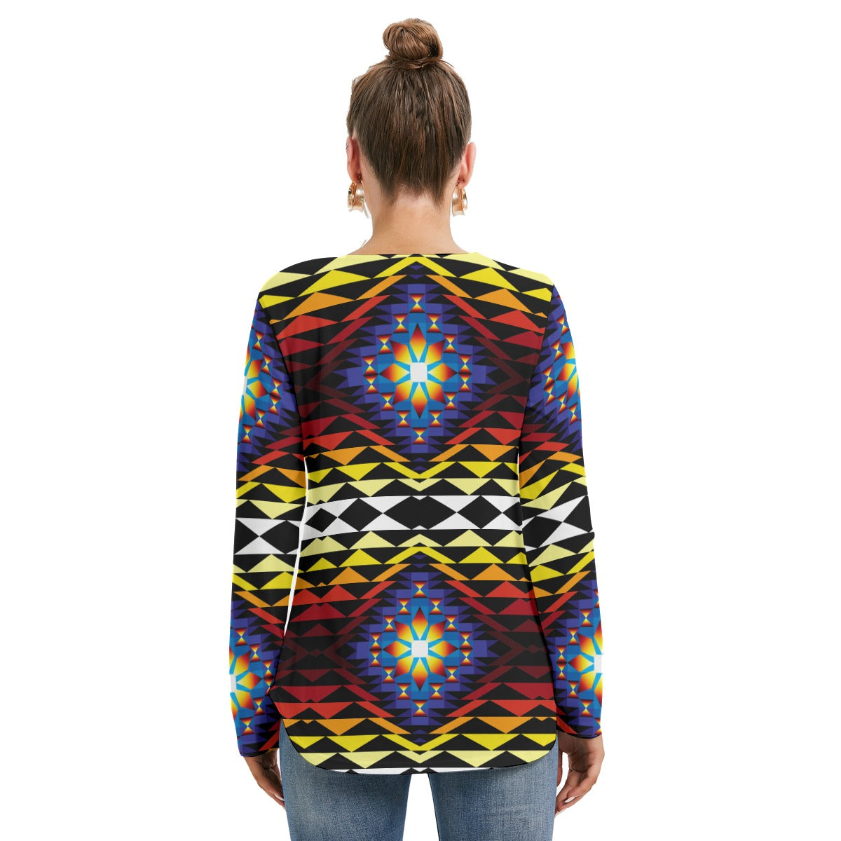 Sunset Blanket Tie Sweatshirt