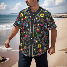 Load image into Gallery viewer, Nature&#39;s Nexus Black Short Sleeve Baseball Jersey
