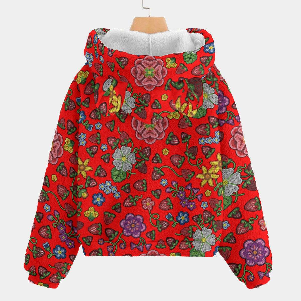 Berry Pop Fire Youth Hoodie With Ears