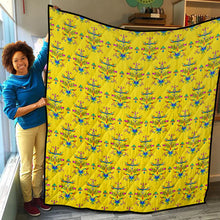 Load image into Gallery viewer, Dakota Damask Yellow Lightweight Quilt
