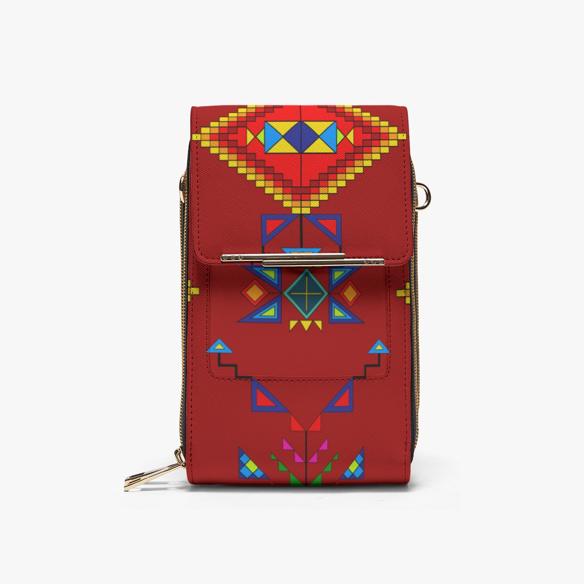 Buffalo Jump Red Mobile Phone Chest Bag