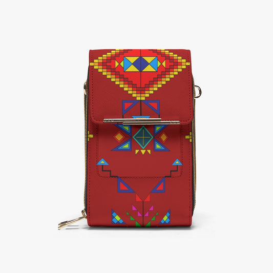 Buffalo Jump Red Mobile Phone Chest Bag