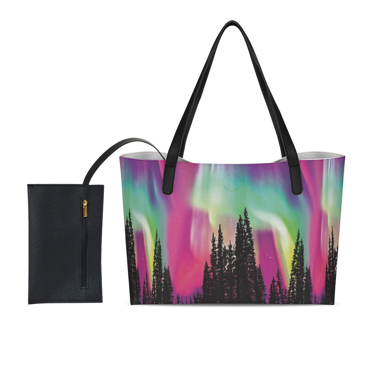 Summer Nights Shopping Tote Bag With Mini Purse