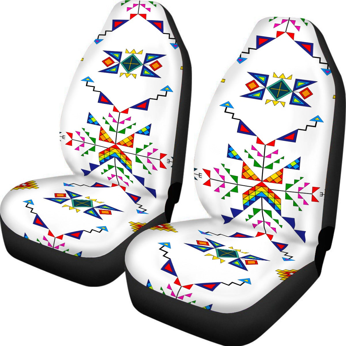 Buffalo Jump White Universal Car Seat Cover With Thickened Back