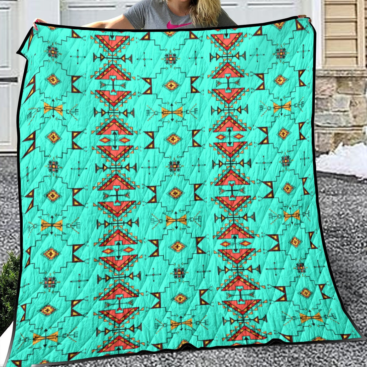 Thunder Flight Turquoise Lightweight & Breathable Quilt