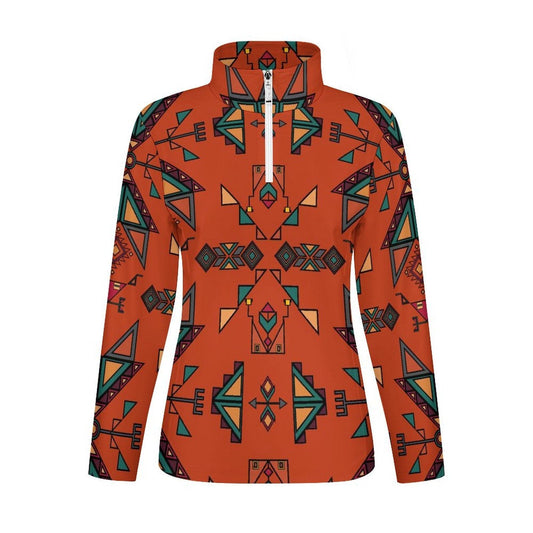 Arrow Dawn Orange Long Sleeve Yoga Shirt