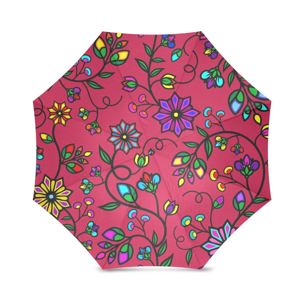 Prairie Paintbrush Passion Berry Foldable Umbrella