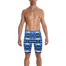 Load image into Gallery viewer, Force of Nature Winter Night Men&#39;s Knee Length Swimming Trunks
