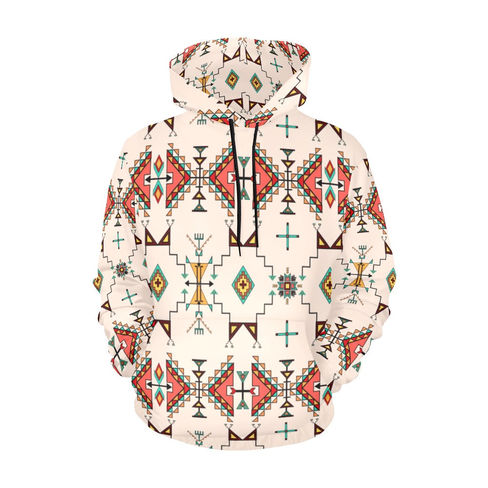 Thunder Flight Cream Hoodie for Men