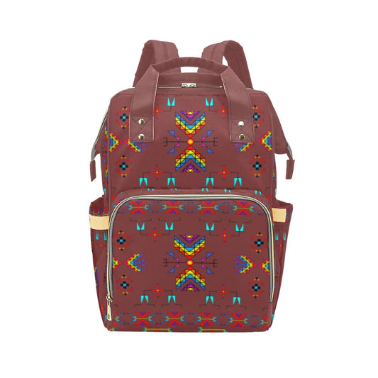 Rainy Chief Rainbow Earth Clay Multi-Function Diaper Backpack
