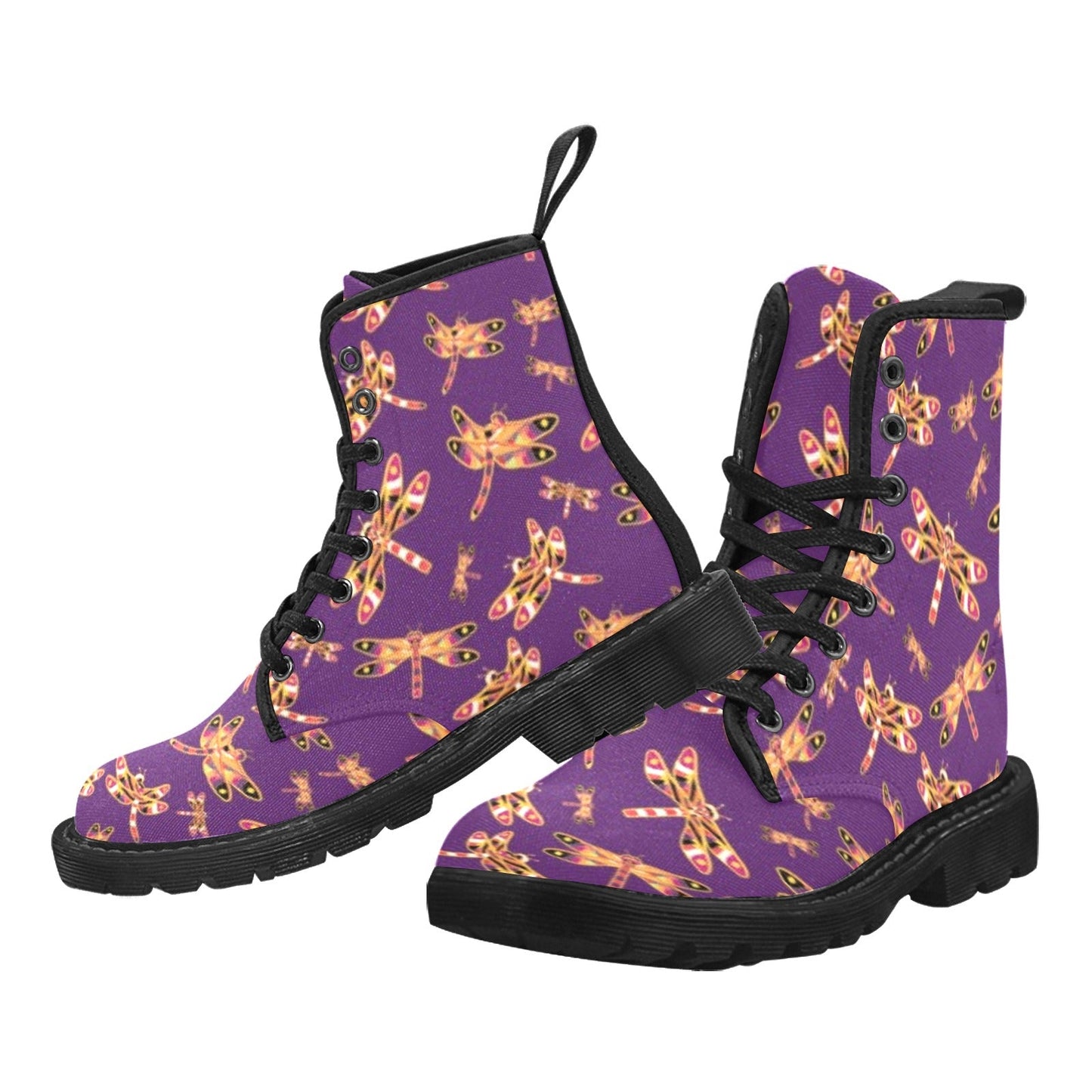 Gathering Yellow Purple Boots for Men