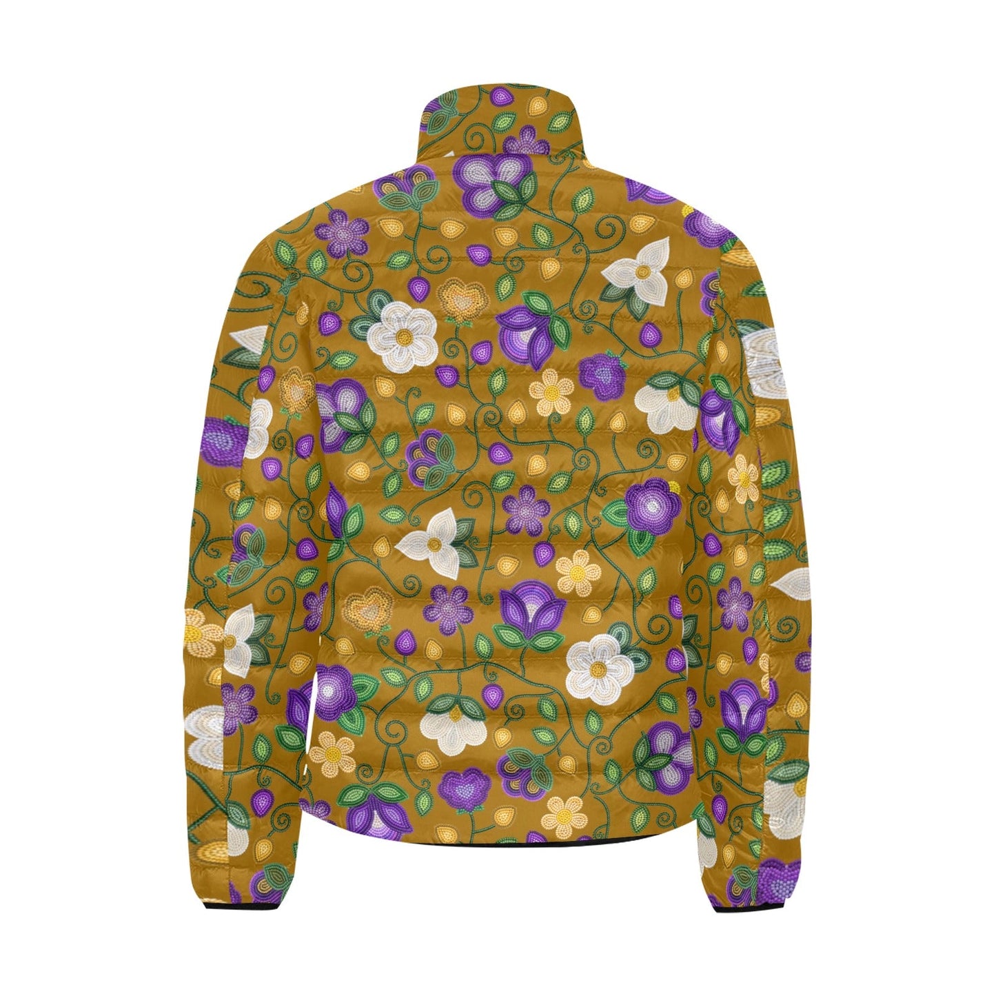 Midnight Moss Bloom Toffee Padded Jacket