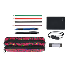 Load image into Gallery viewer, Prairie Paintbrush Passion Berry Pencil Pouch
