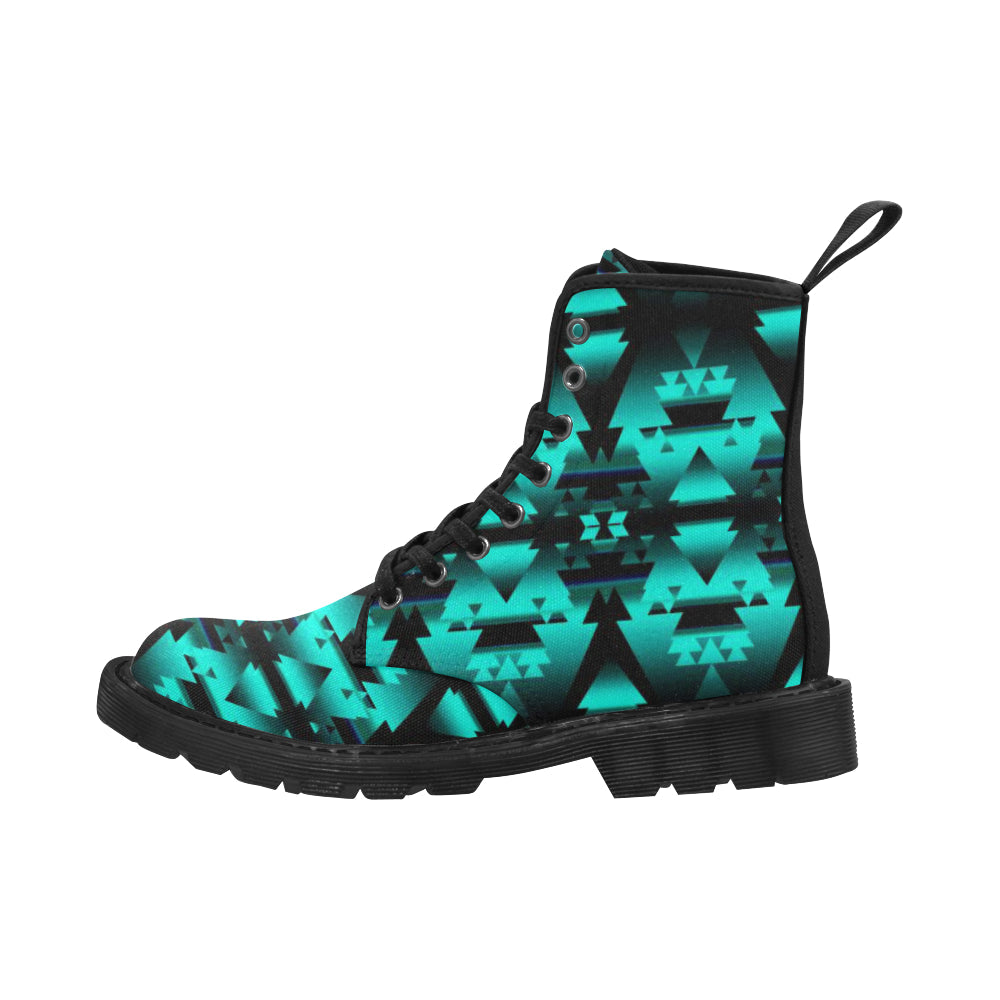Dark Teal Winter Camp Boots