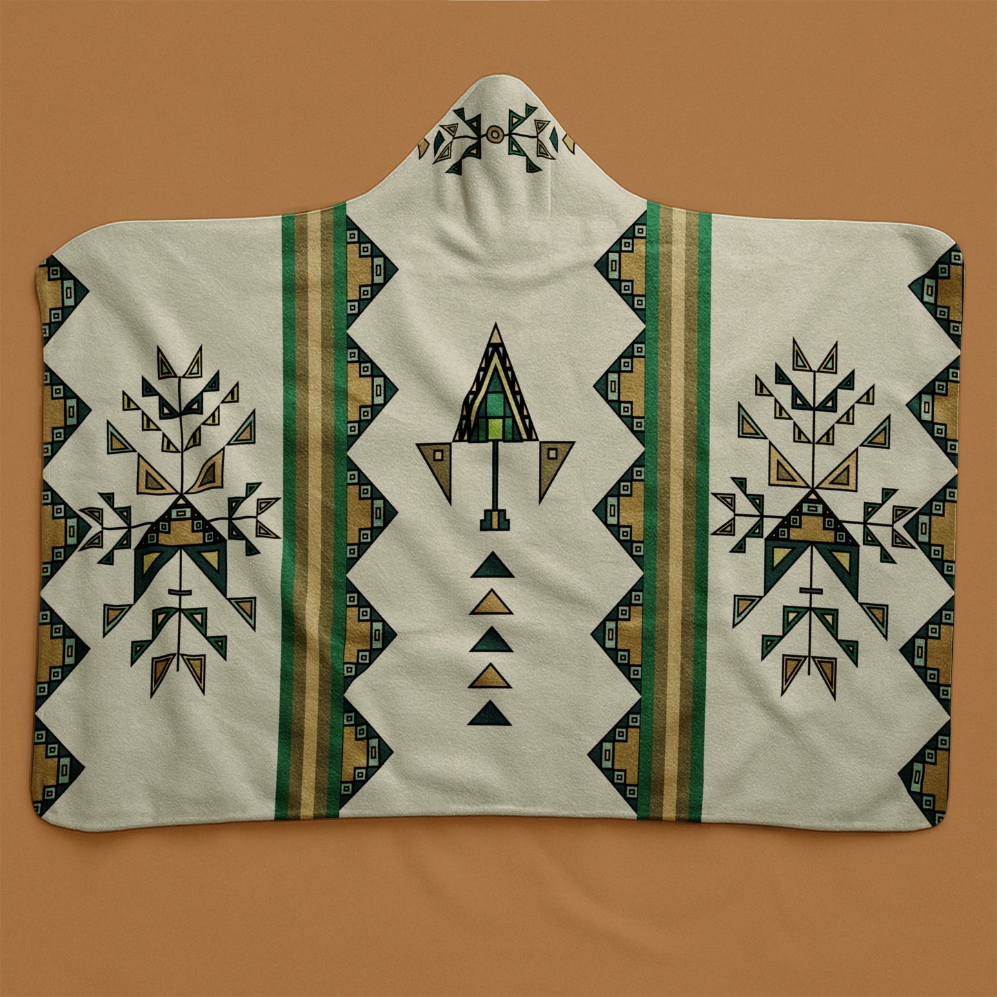 Bear Shield Hooded Blanket