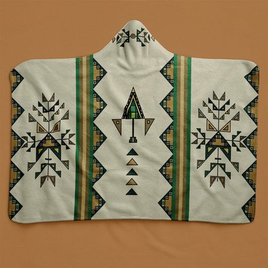 Bear Shield Hooded Blanket