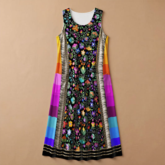 Beaded Offering Sleeveless Dress