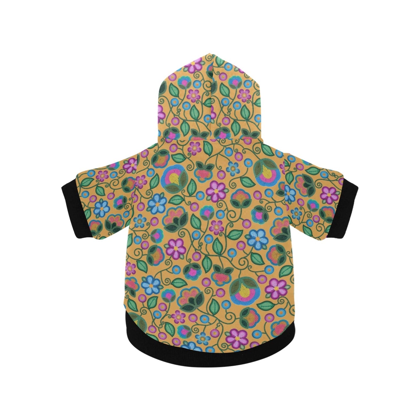 Turquoise Sunbeam Yellow Pet Hoodie
