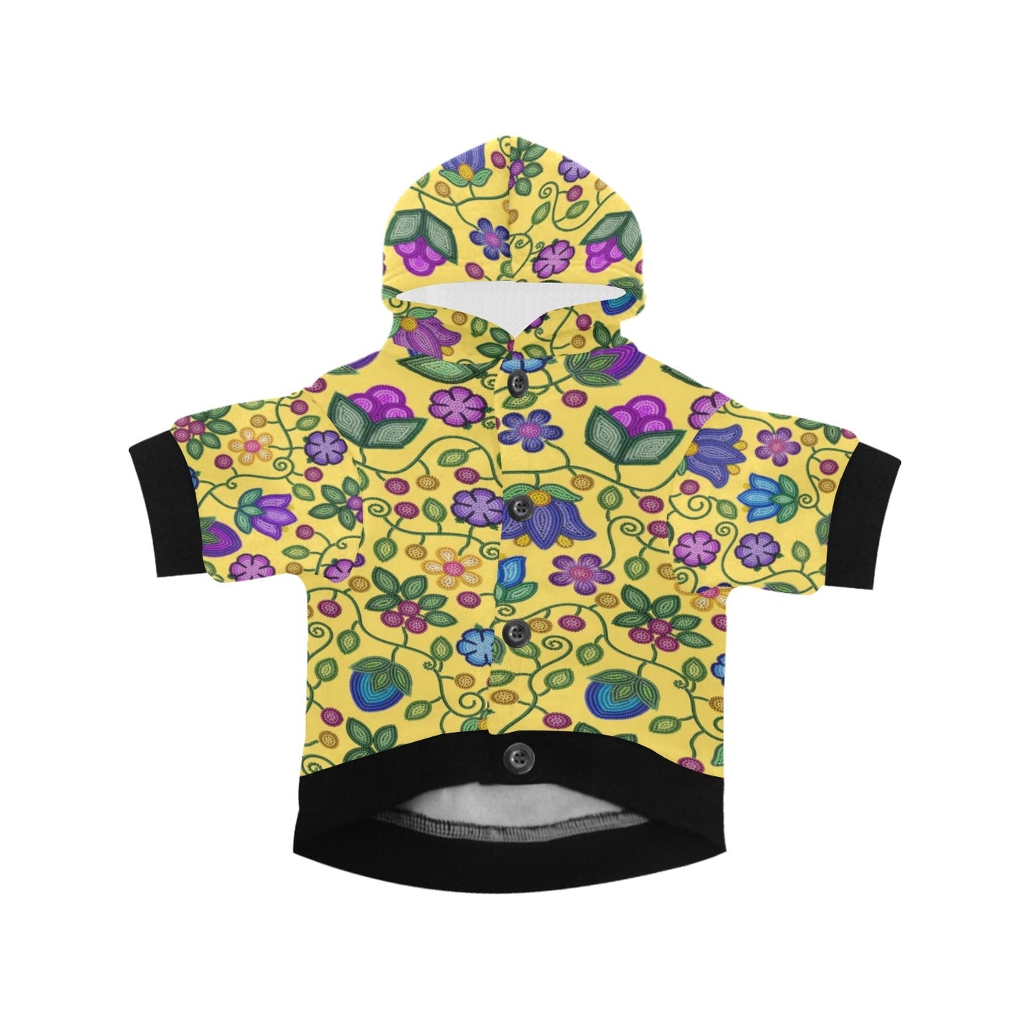 Bloom Uplift Yellow Pet Hoodie