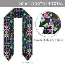 Load image into Gallery viewer, Itaopi Black Graduation Stole
