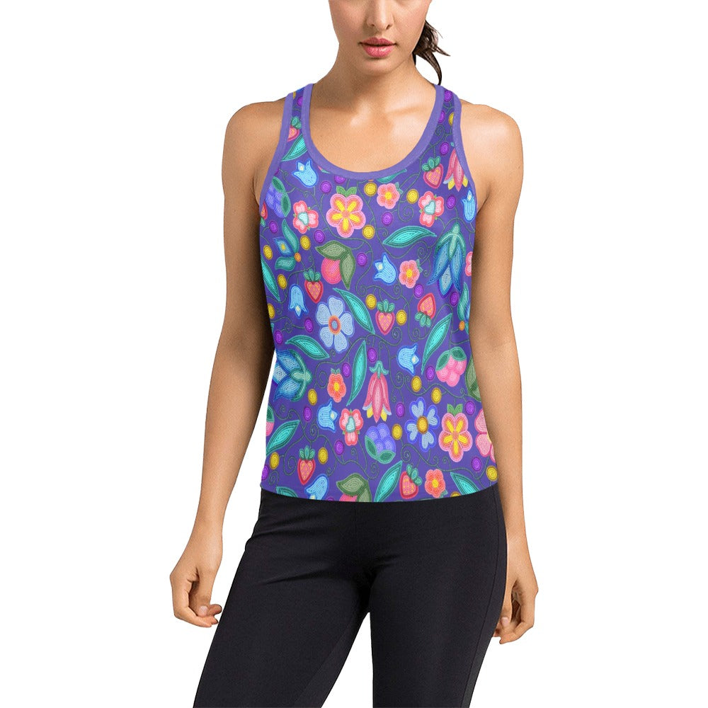 Sweet Offering Indigo Racerback Tank Top
