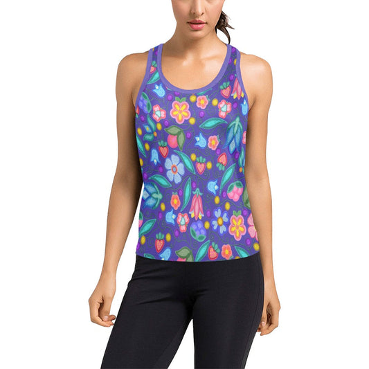 Sweet Offering Indigo Racerback Tank Top