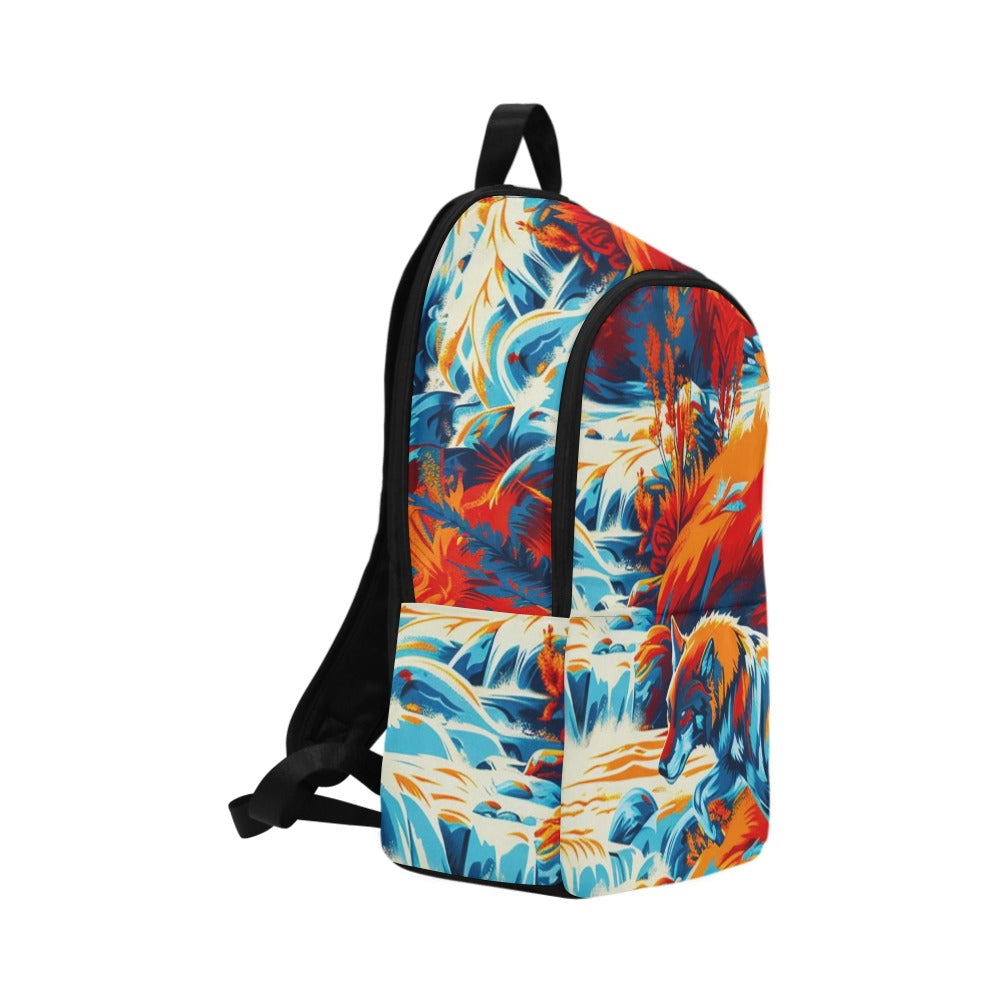 Hunting Wolves Backpack