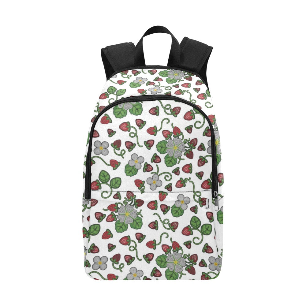 Strawberry Dreams White Backpack