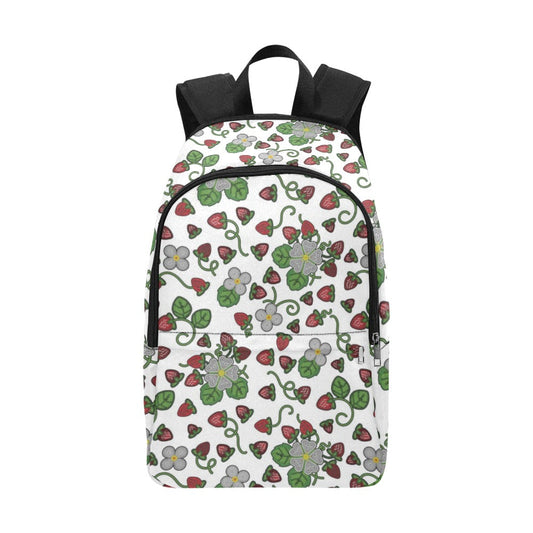 Strawberry Dreams White Backpack