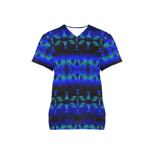 Between the Blue Ridge Mountains Scrub Top