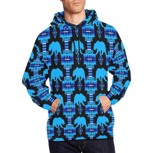 Midnight Lake Bear Hoodie for Men